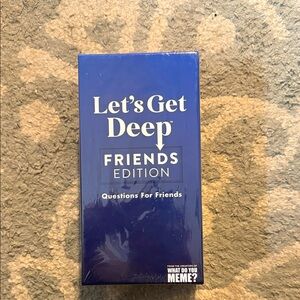 Let's Get Deep Friends Edition Card Game
